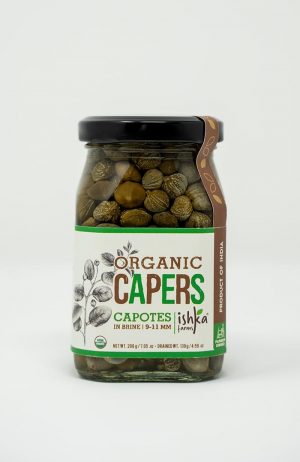 ORGANIC CAPERS CAPOTES IN BRINE