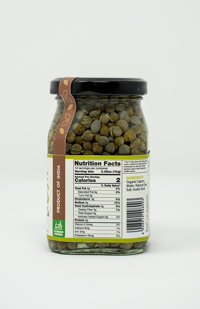 bottles-non-parel-small-2 Organic capers in brine, sustainably harvested and packed by Ishka Farms