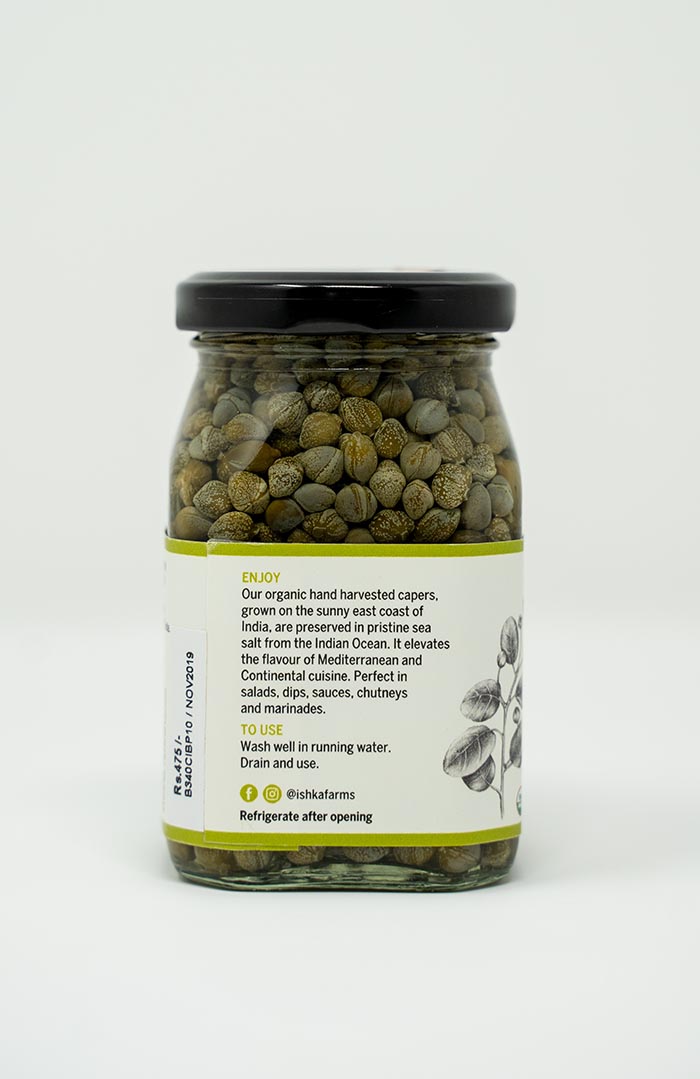 bottles-non-parel-small-4 Organic capers in brine, sustainably harvested and packed by Ishka Farms