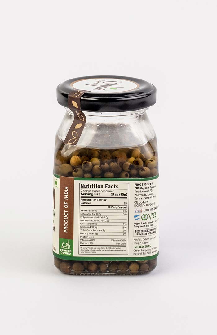 GREEN PEPPERCORN IN BRINE by Ishka frams