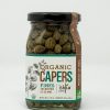 Organic capers in brine, freshly packed and sustainably harvested by Ishka Farms