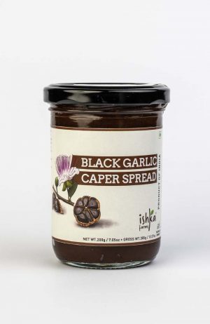 BLACK GARLIC CAPER SPREAD