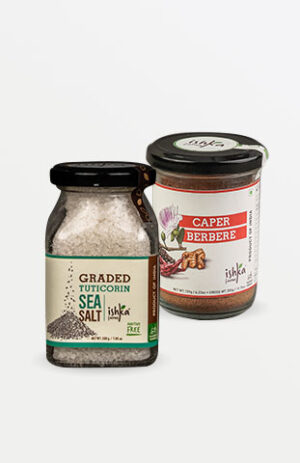COMBO OF CAPER BERBERE & GRADED SEA SALT