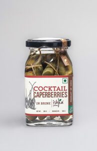 Organic Caperberries in Brine Premium (Cocktail)
