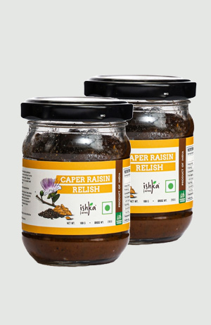 COMBO OF CAPER RAISIN RELISH 100gm & CAPER RAISIN RELISH 100 gm